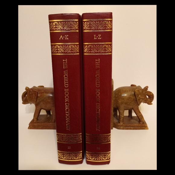 The World Book Dictionary Set -Volume 1 and 2